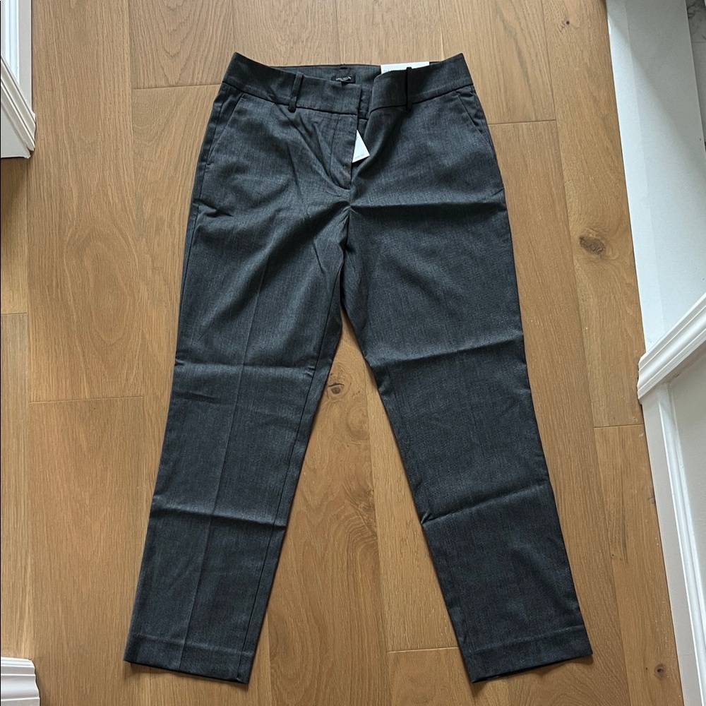 Ann Taylor Factory Women's Gray Straight Leg Pants